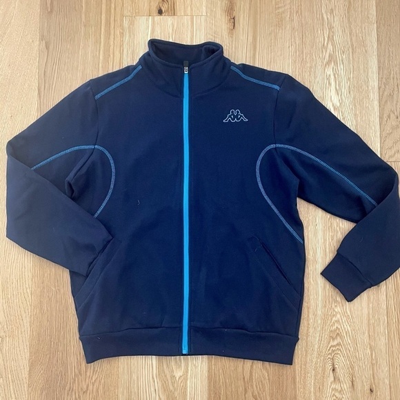 NWT Kappa Varylo Men's Sport Fleece Jacket Navy M - Picture 3 of 10